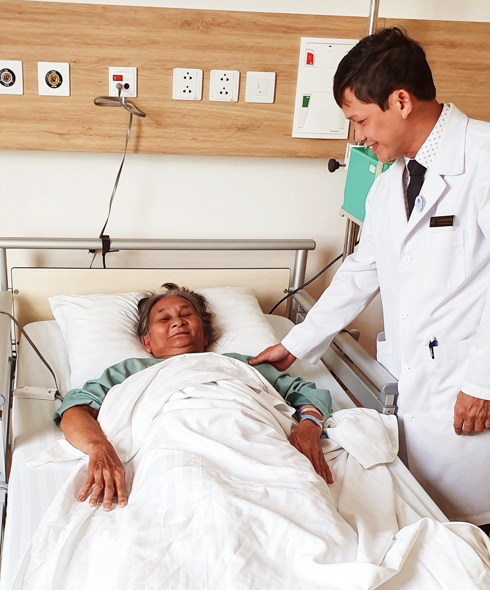 Bệnh nhân hồi phục sau điều trị ung thư dạ dày